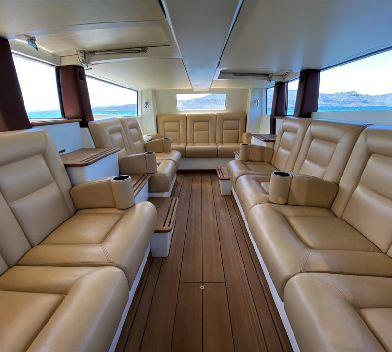 man of steel yacht interior